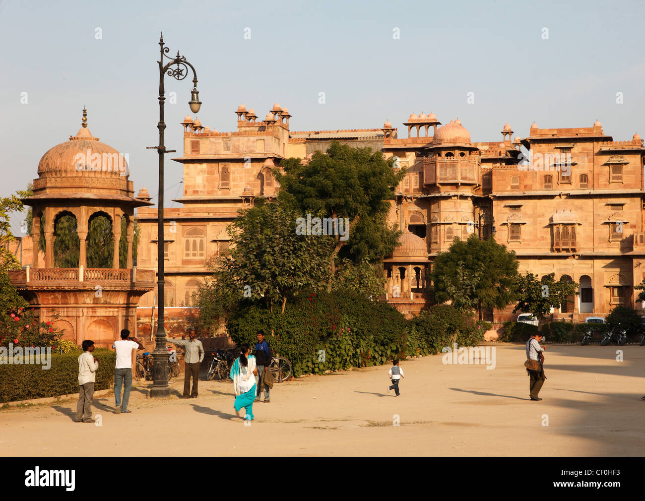 India, Rajasthan, Bikaner, Junagarh Fort, Stock Photo