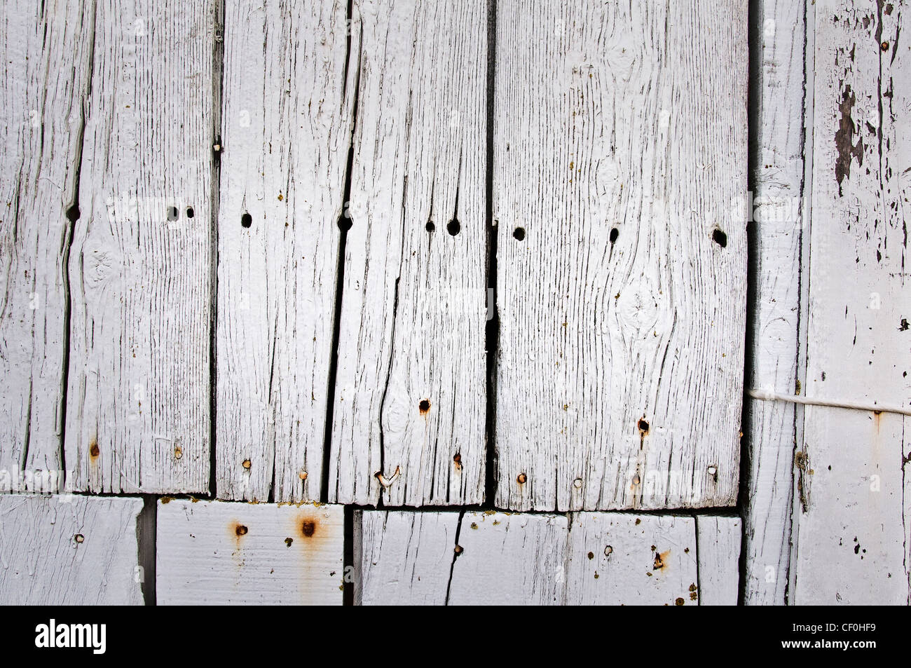 White painted wood planks Stock Photo Alamy