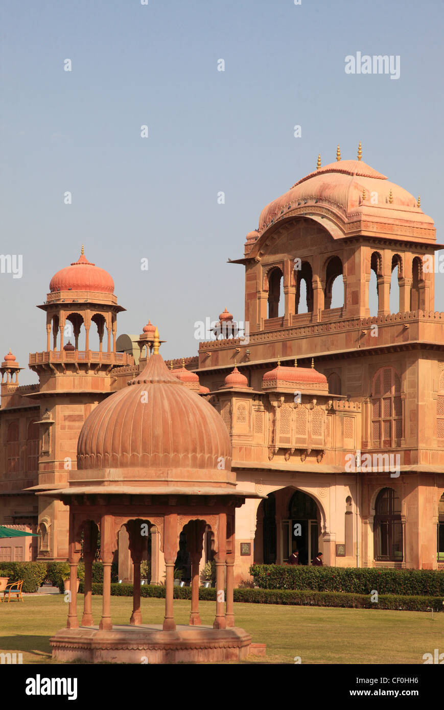India, Rajasthan, Bikaner, Lalgarh Palace, Stock Photo