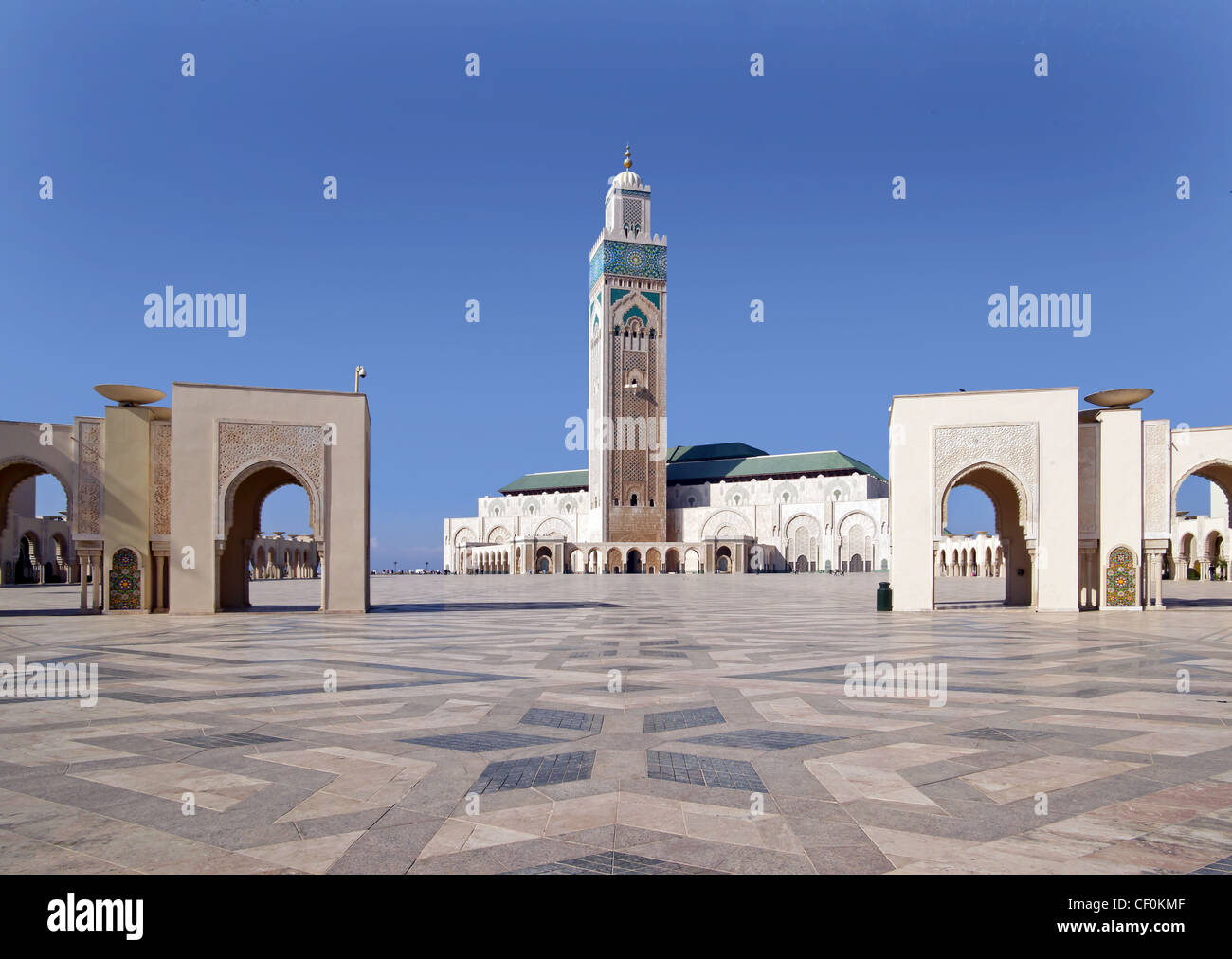 Mosque Hassan Casablanca Stock Photo