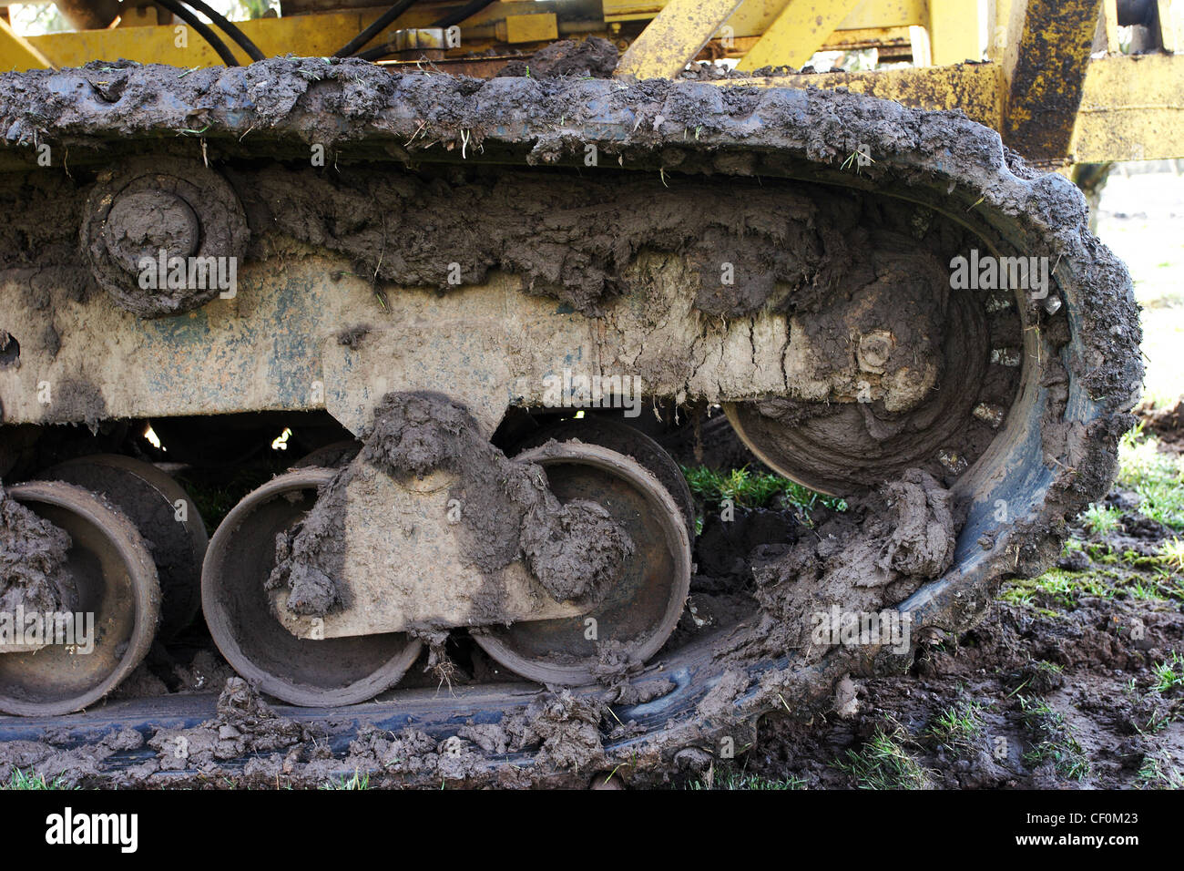 Big yellow machine Stock Photo - Alamy