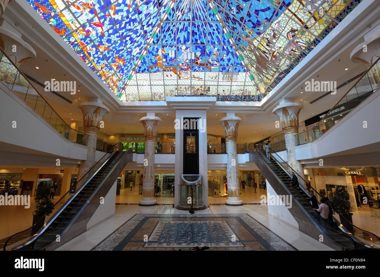 Egyptian themed Wafi mall in Dubai, United Arab Emirates Stock Photo Alamy