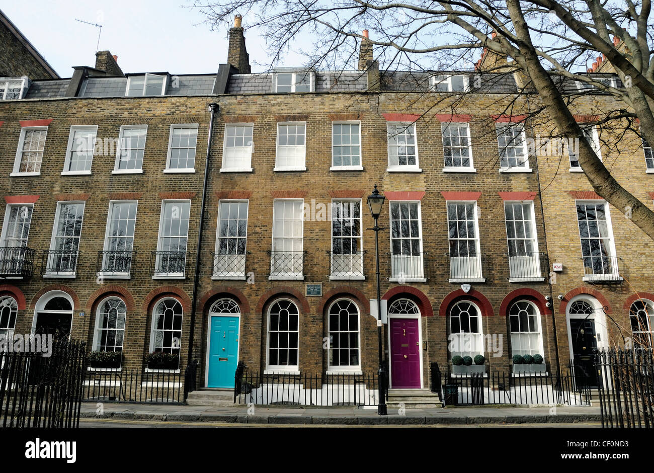 Houses Duncan Terrace Islington London England UK Stock Photo Alamy