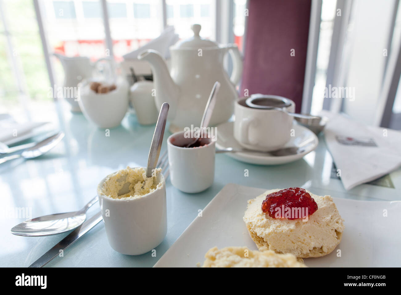 An Afternoon Tea Setting At The Willow Tea Rooms A Famous