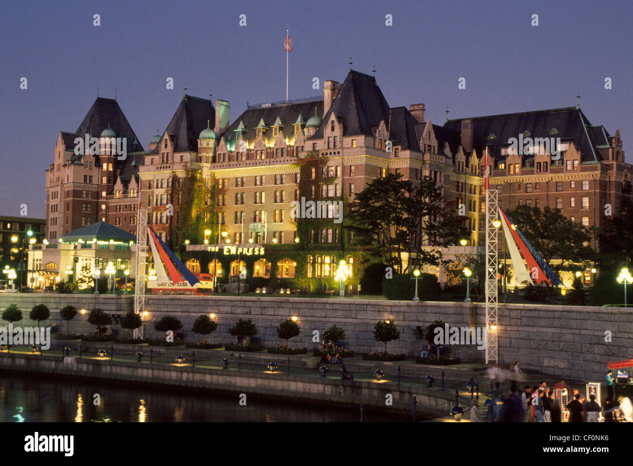 The regal Empress Hotel has been a landmark attraction since 1908 on  Vancouver Island in Victoria, the capital city of British Columbia, Canada  Stock Photo - Alamy