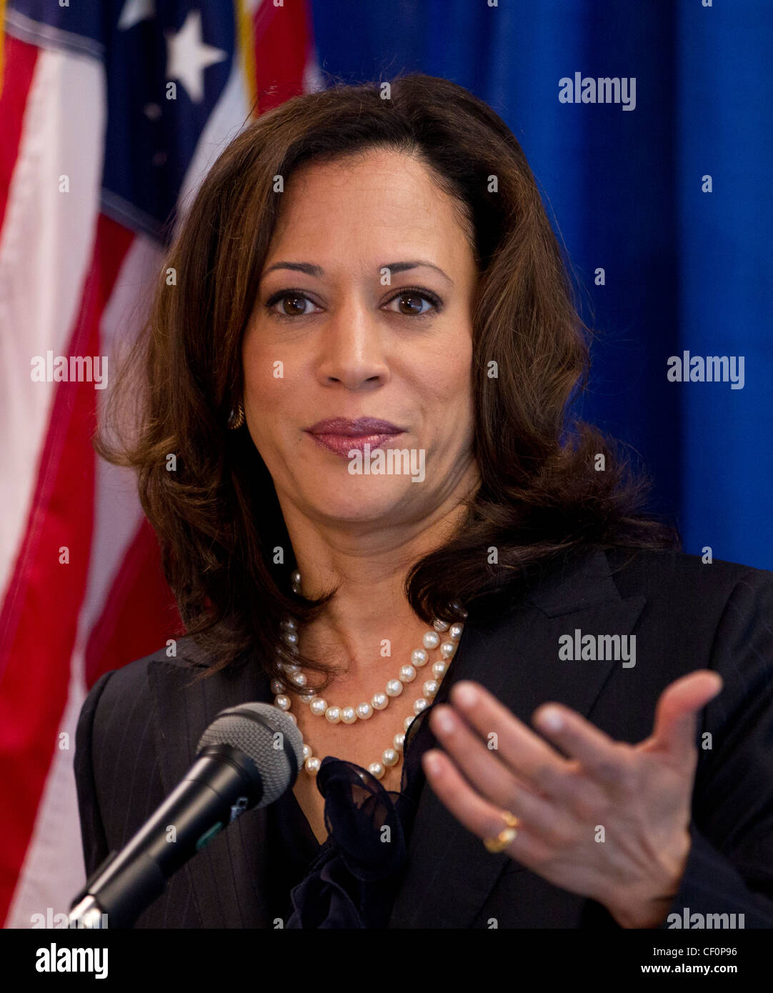 Senator Kamala Harris California Attorney General Kamala Devi Harris (born October 20, 1964) is an American attorney. Stock Photo