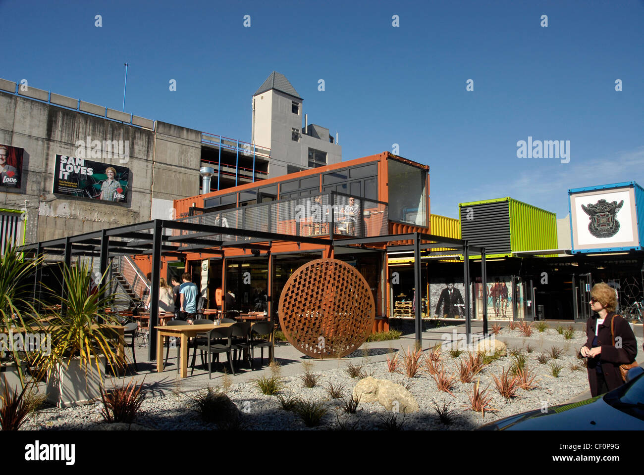 Stores in ReStart Christchurch Shipping Container Mall in Christ