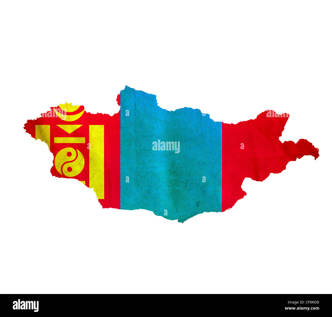 Vintage mongolia map hi-res stock photography and images - Alamy