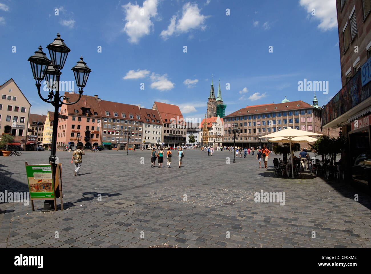 Nuremberg's Main Market Square High Resolution Stock Photography and