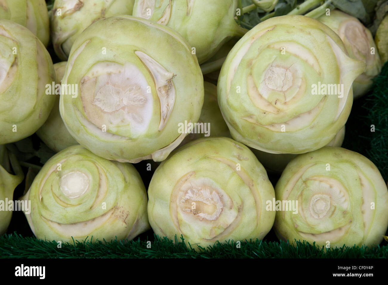 Kohlrabi, German Turnip Stock Photo Alamy