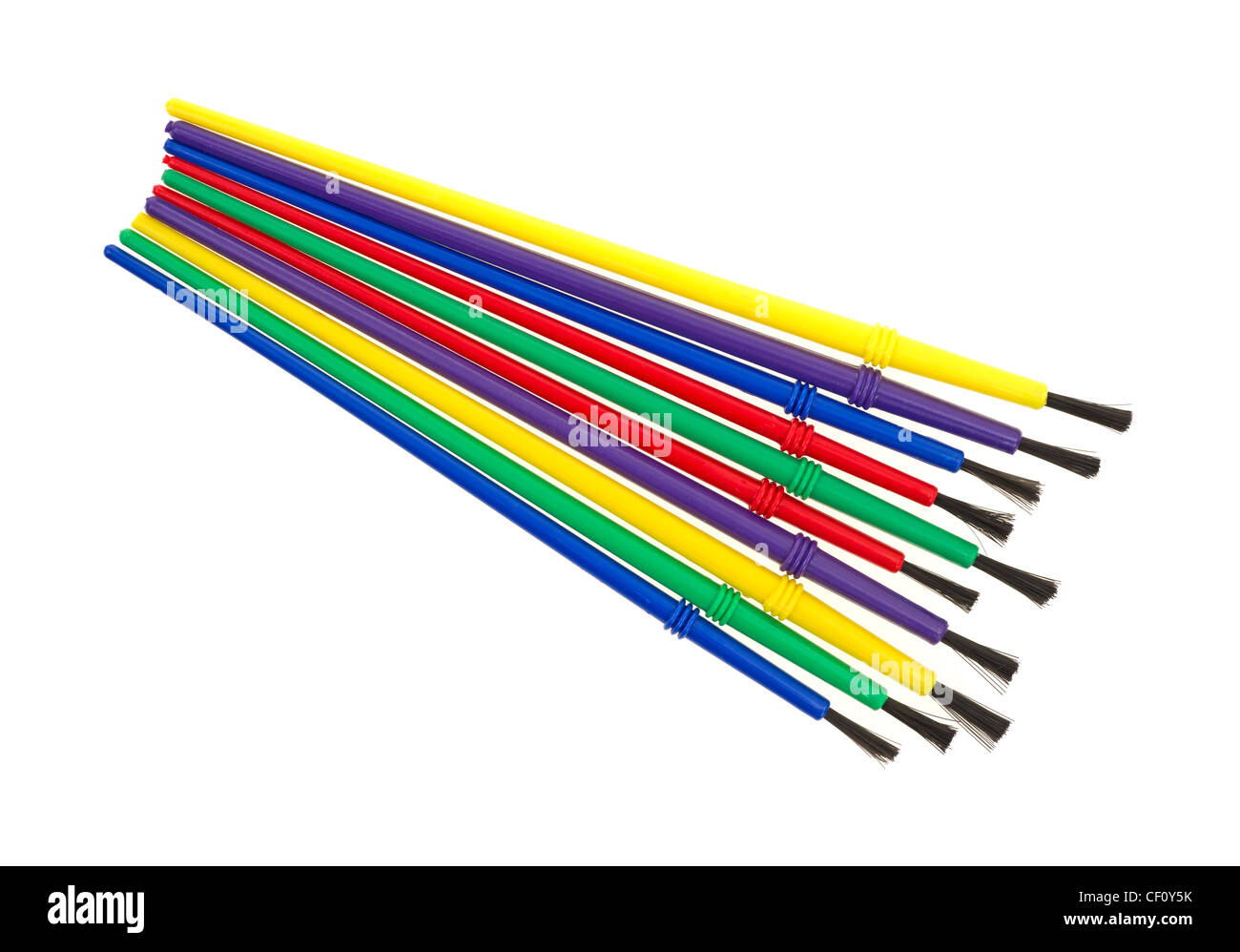 Inexpensive paint brushes Stock Photo Alamy