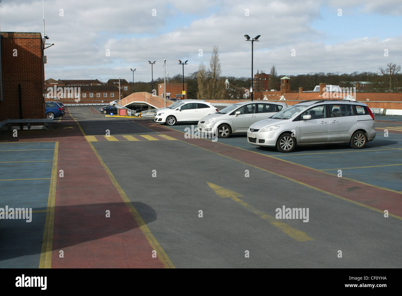 Multi Storey Car Park, Welwyn Garden City Stock Photo Alamy