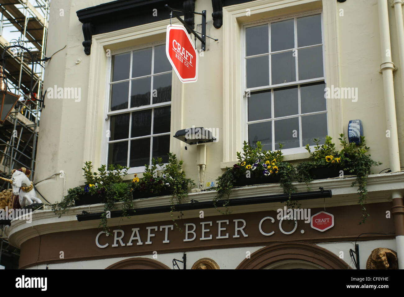 The Craft Beer Co. Pub in Leather Lane, London Stock Photo