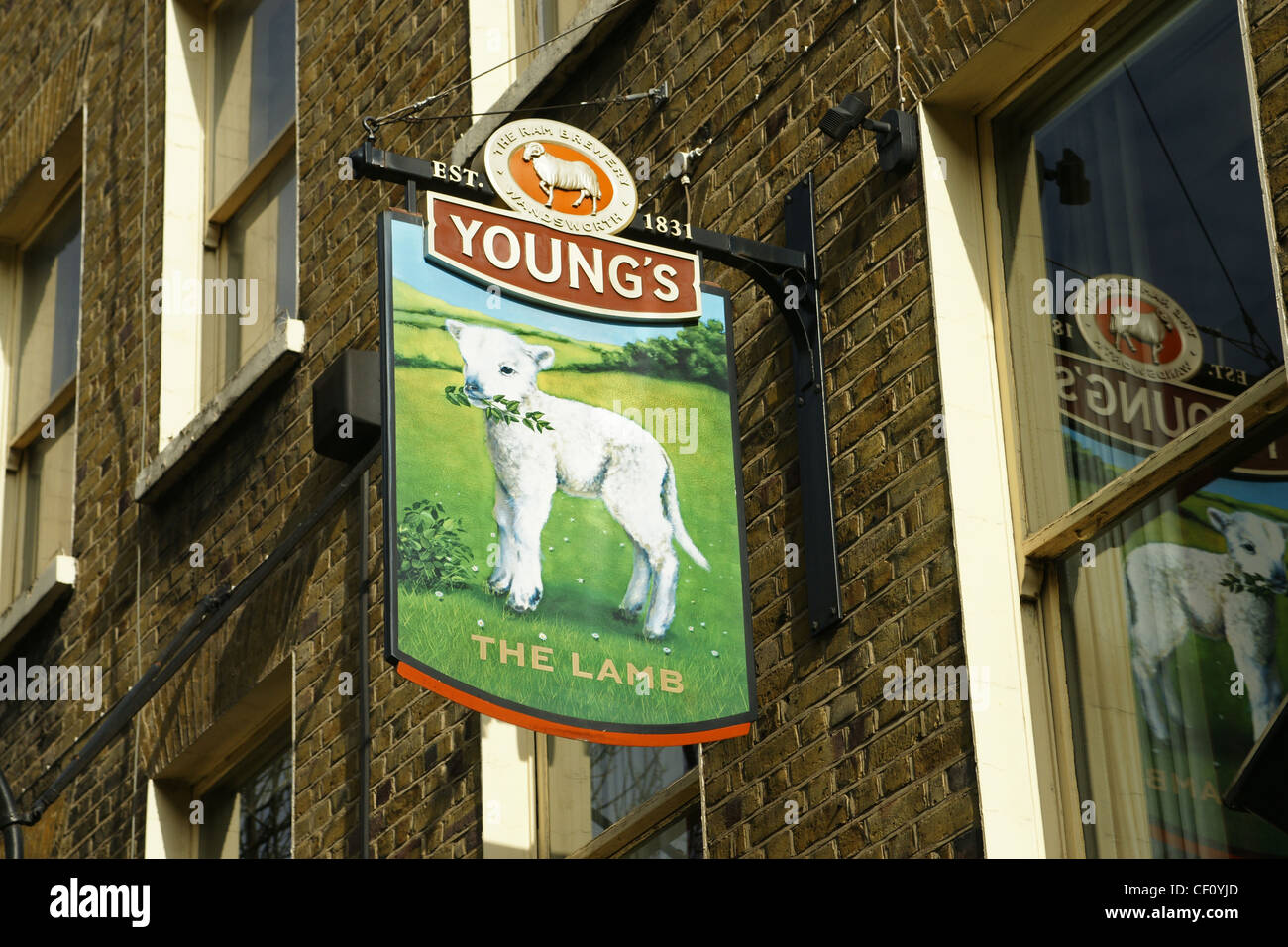 The Lamb pub in Bloomsbury, London Stock Photo