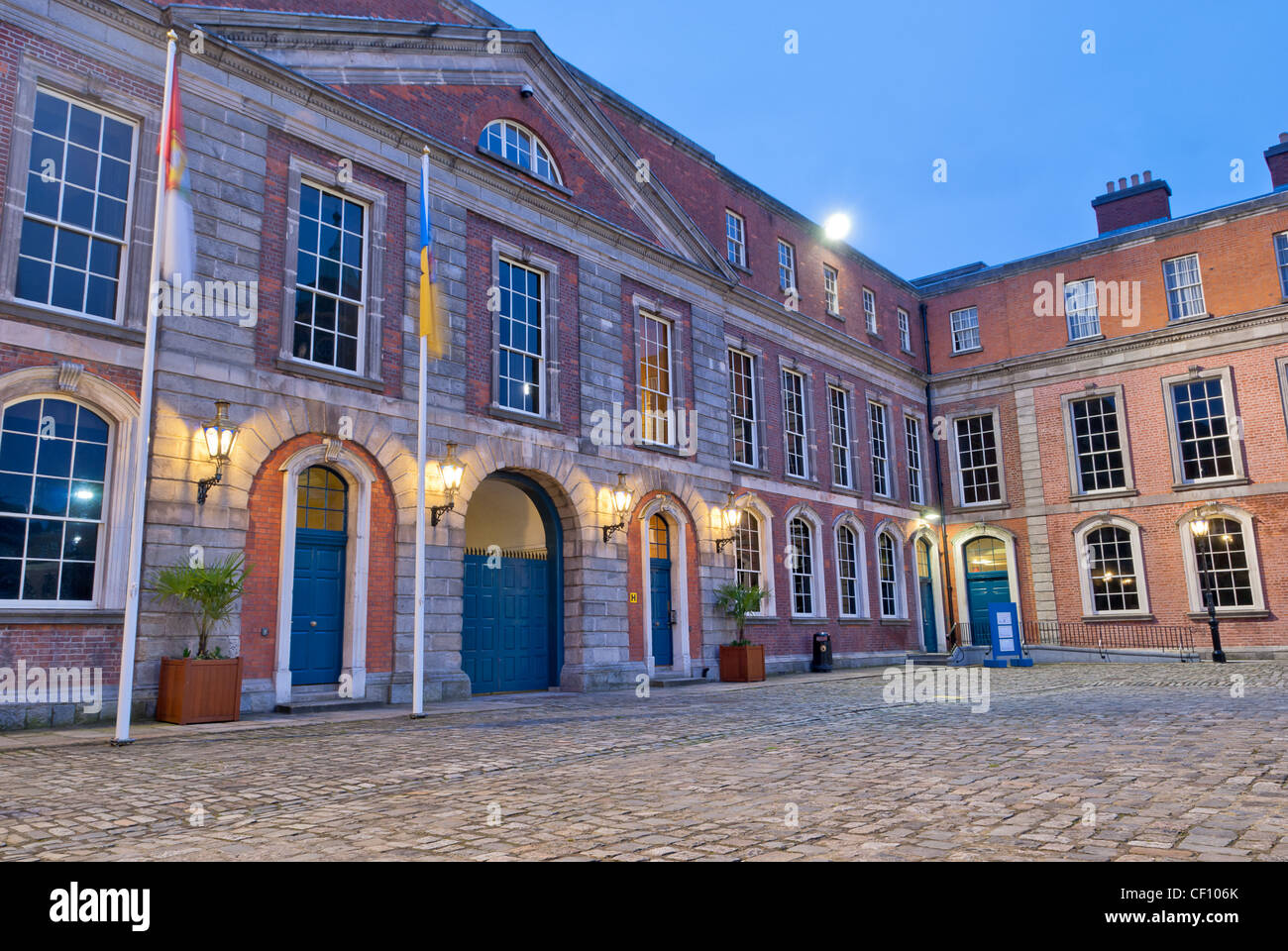 The state apartments of Dublin Castle Stock Photo Alamy