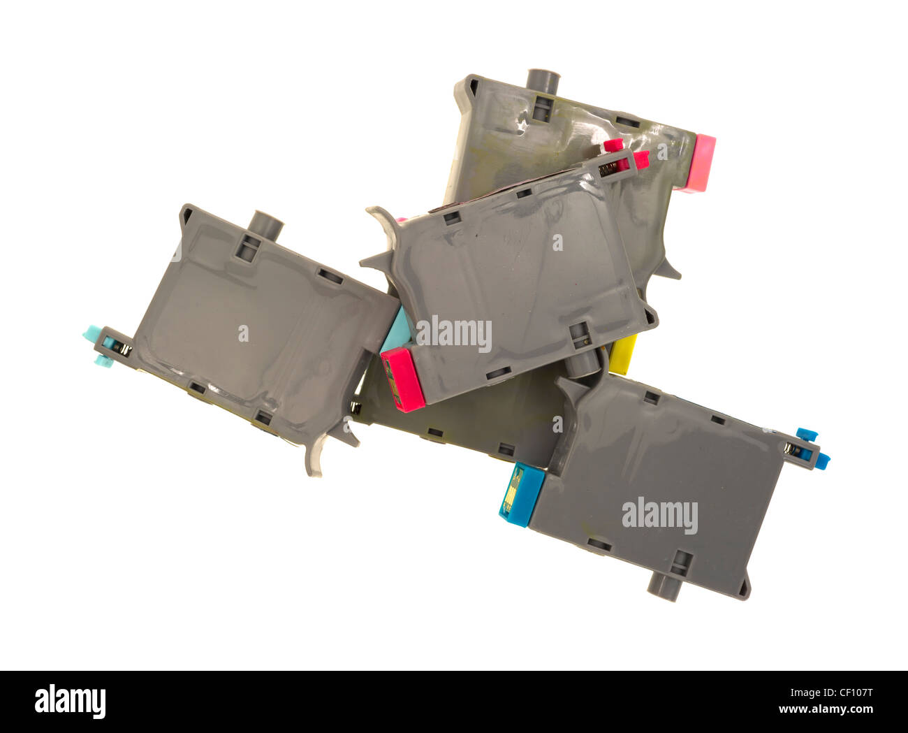 Several used inkjet printer cartridges Stock Photo Alamy