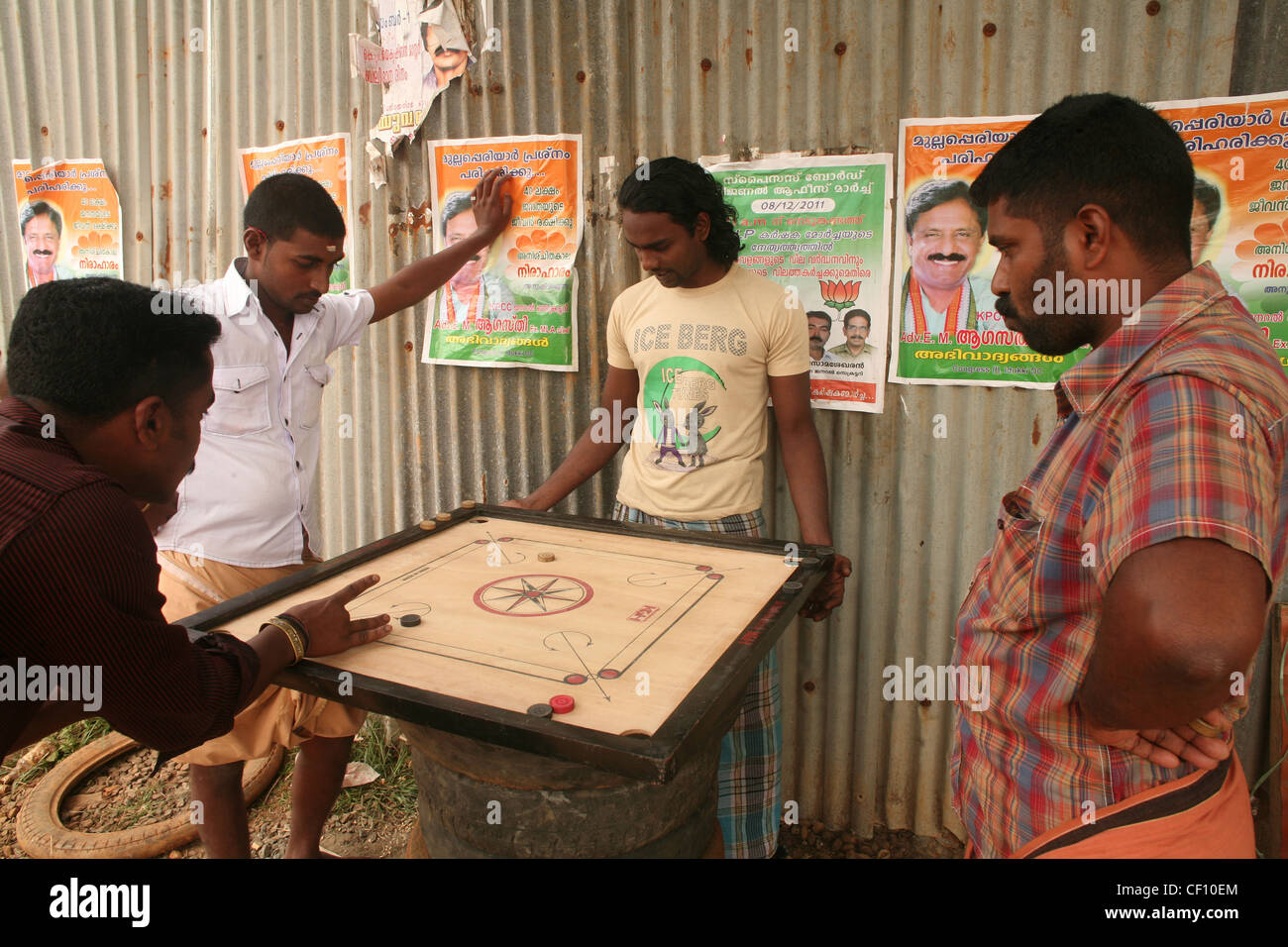 Indian version of snooker Stock Photo Alamy