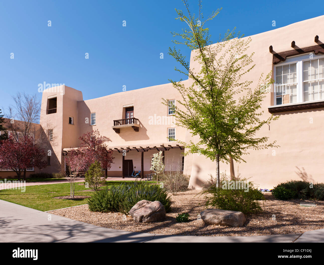 Scholes Hall, UNM, Albuquerque Stock Photo Alamy