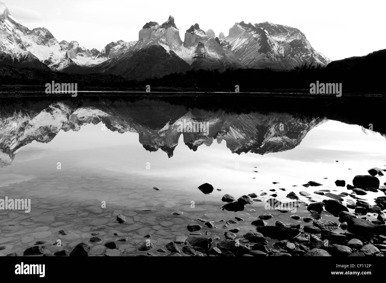 Lago Pehoe, Torres del Paine National Park, Patagonia, Chile. Stock Photo