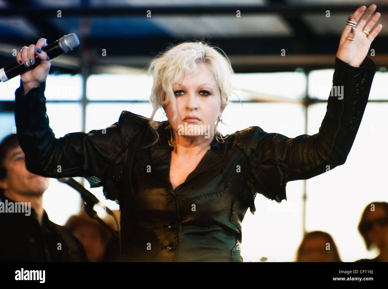 Cyndi Lauper plays at Jazz Fest 2011 in New Orleans on day 4, with