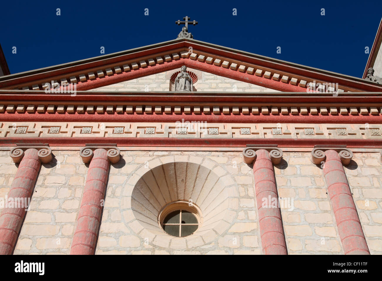 THE MISSION,SANTA BARBARA,CALIFORNIA,USA Stock Photo