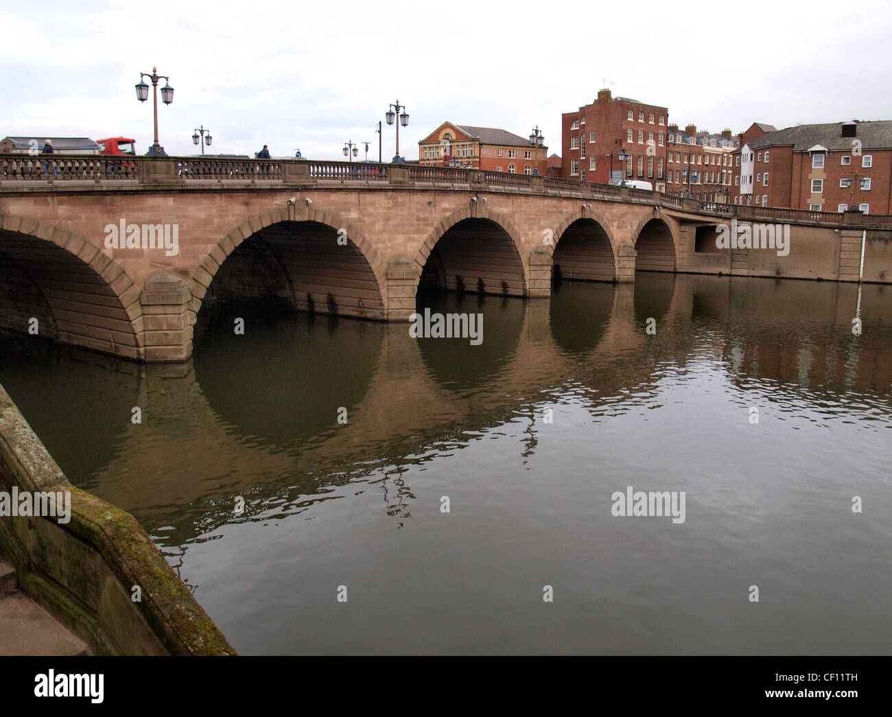 Bridge over the River Seven, Worcester, UK Stock Photo Alamy