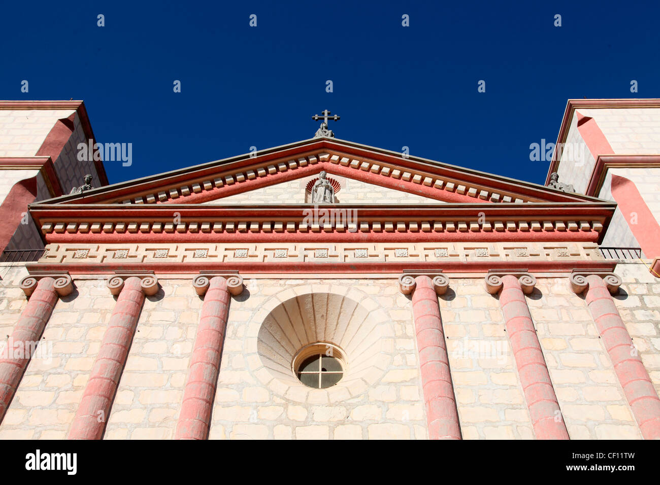 THE MISSION,SANTA BARBARA,CALIFORNIA,USA Stock Photo