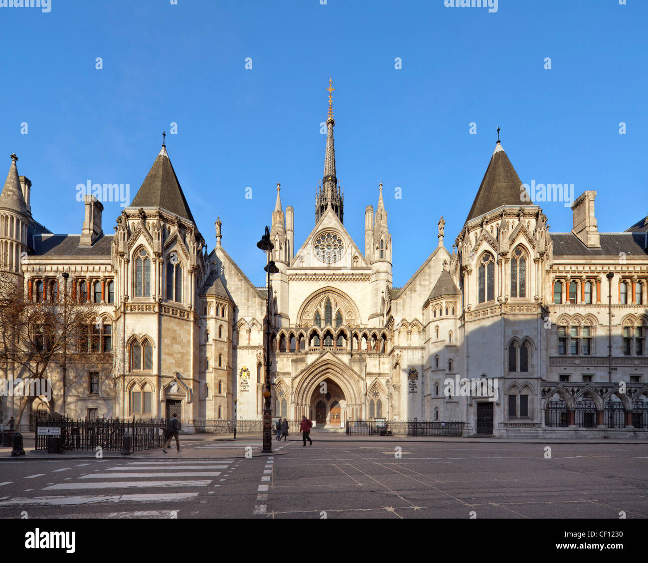 Royal Courts of Justice, London Stock Photo