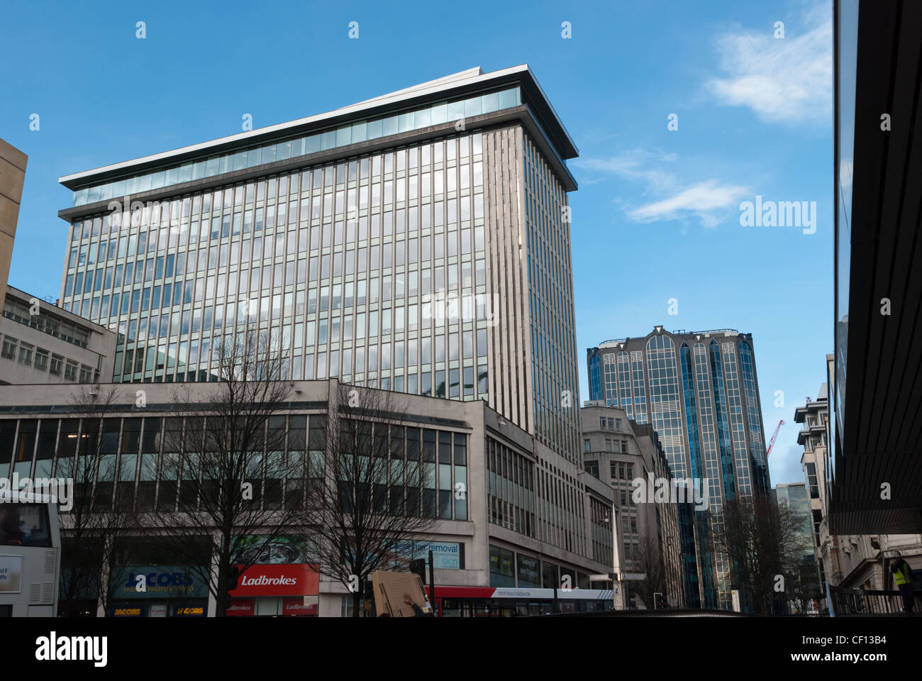 Office buildings in Bull Street, Birmingham city centre Stock Photo Alamy