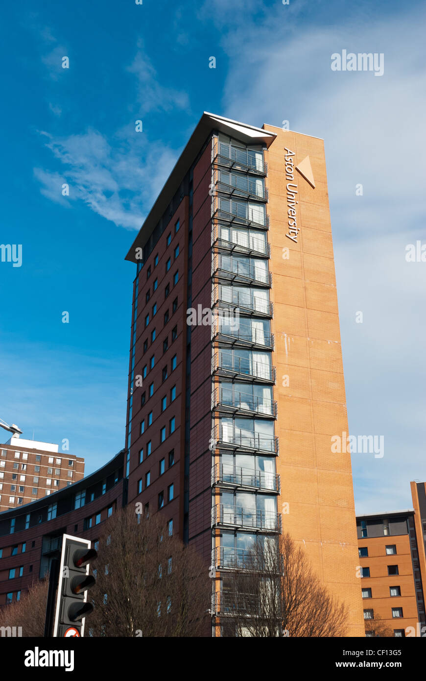 Aston University building in Birmingham Stock Photo