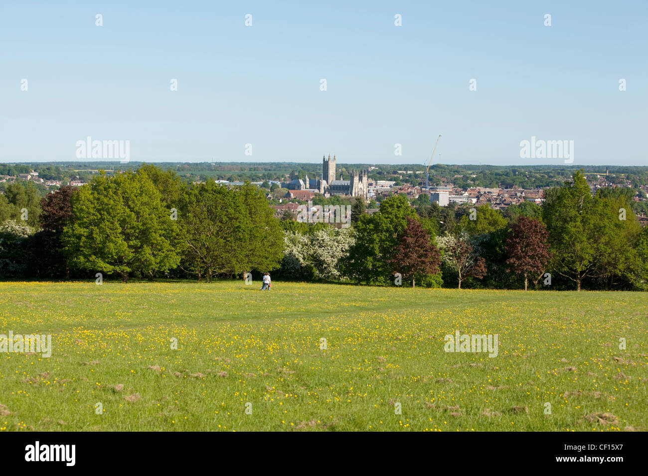 A view of Canterbury Cathedral Stock Photo