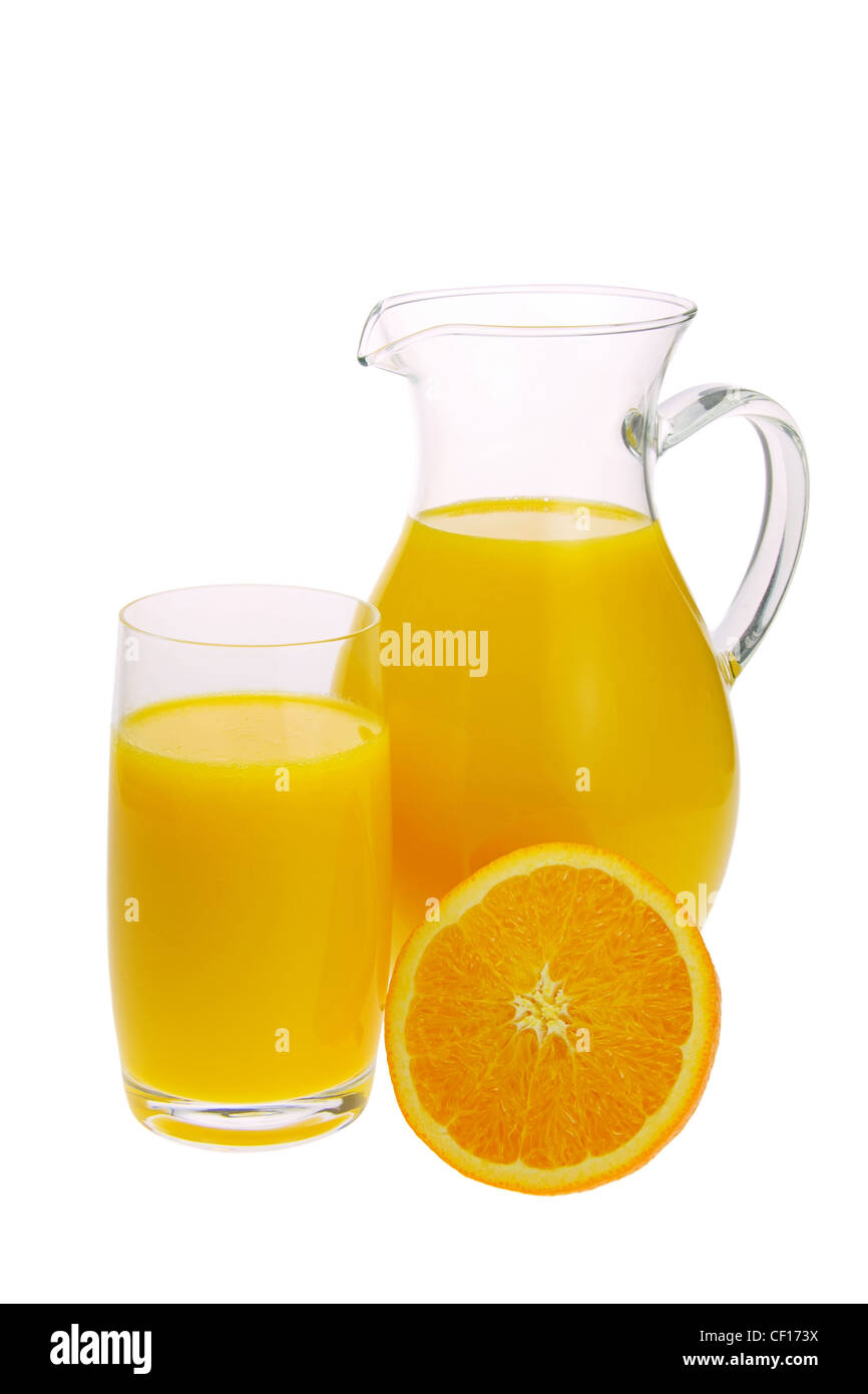 Premium Photo  Orange juice in pitcher