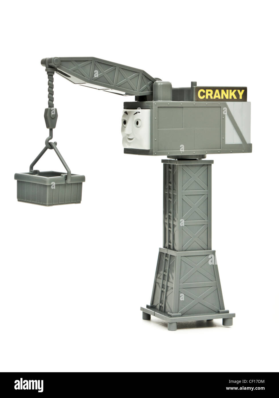 'Cranky' the crane, from the popular 'Thomas the Tank Engine' train set based on the TV series Stock Photo