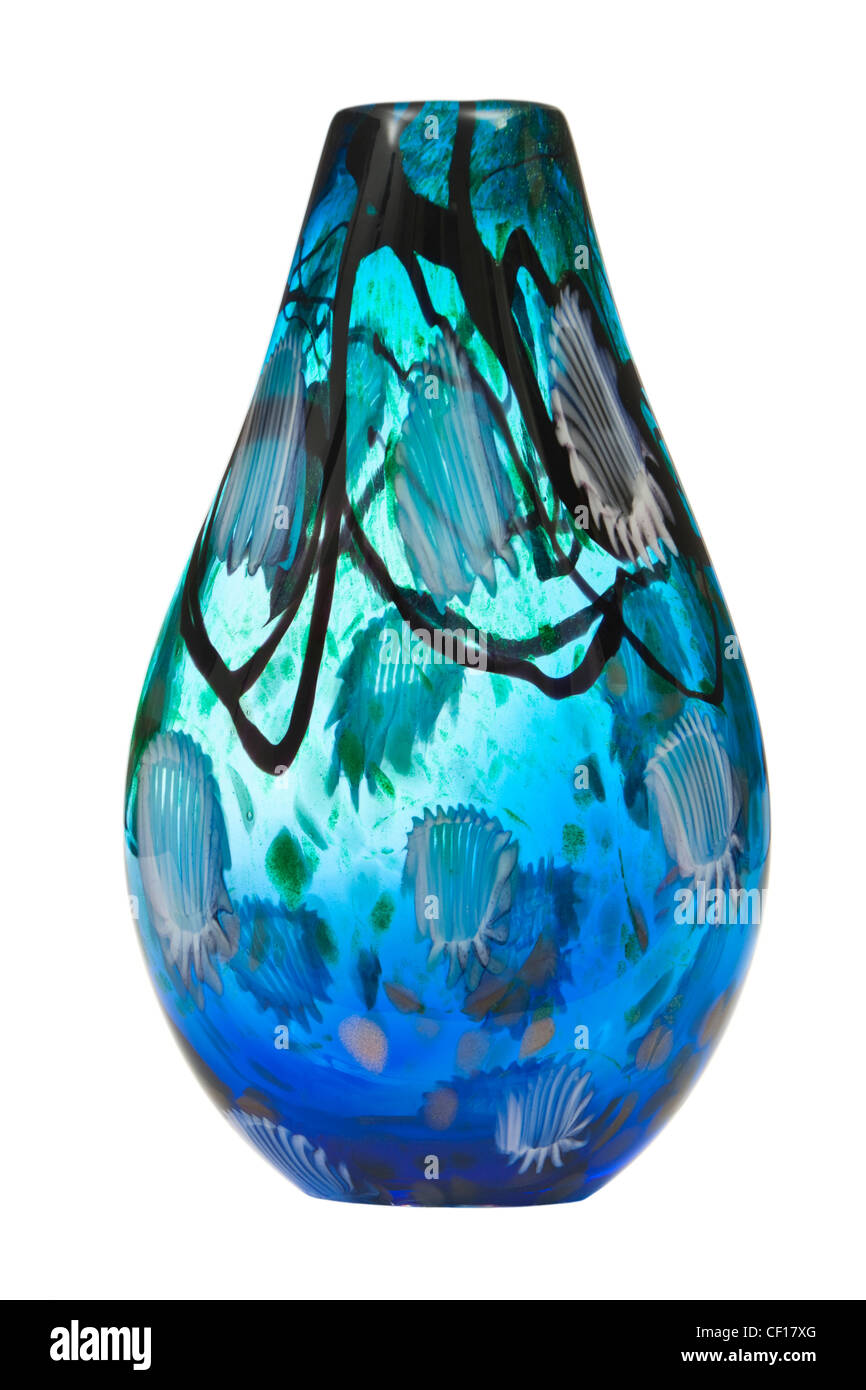 Large (33cm) Italian Murano glass vase Stock Photo
