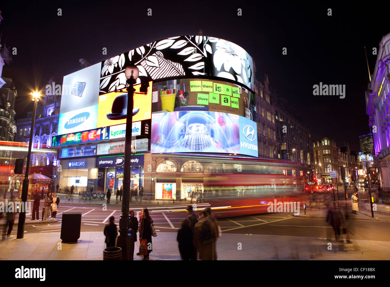 Piccadilly circus, London Stock Photo