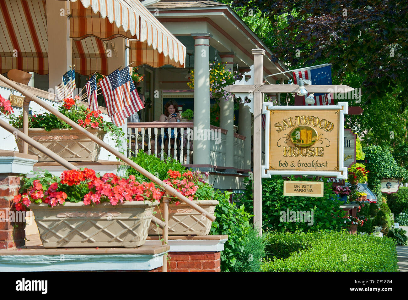 Saltwood House B&B, Cape May, NJ, USA Stock Photo Alamy