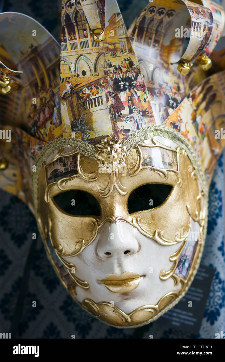 Venetian carnival mask - Venice, Venezia, Italy, Europe Stock Photo - Alamy