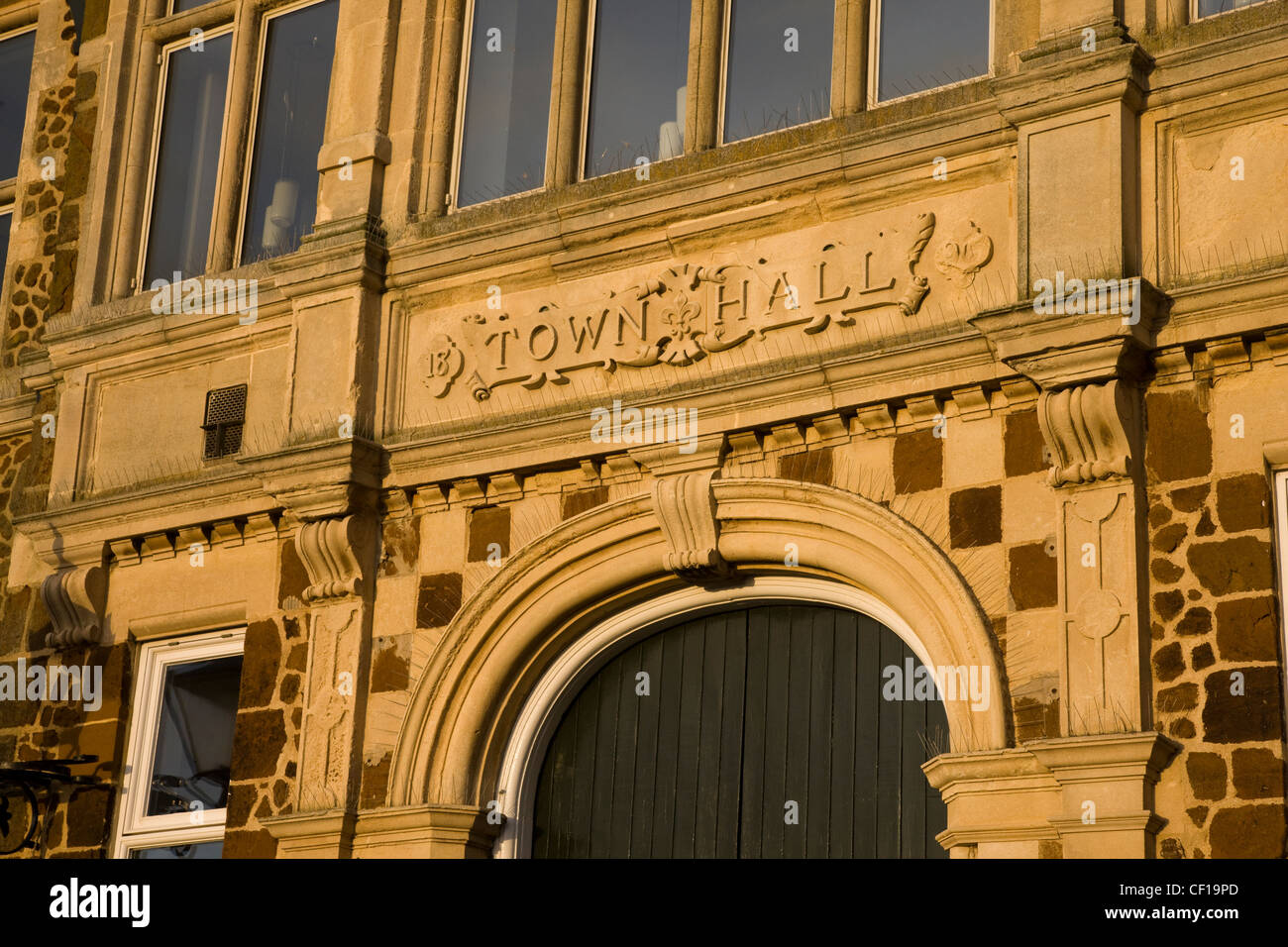 Old Hunstanton town hall opposite the village green Stock Photo Alamy