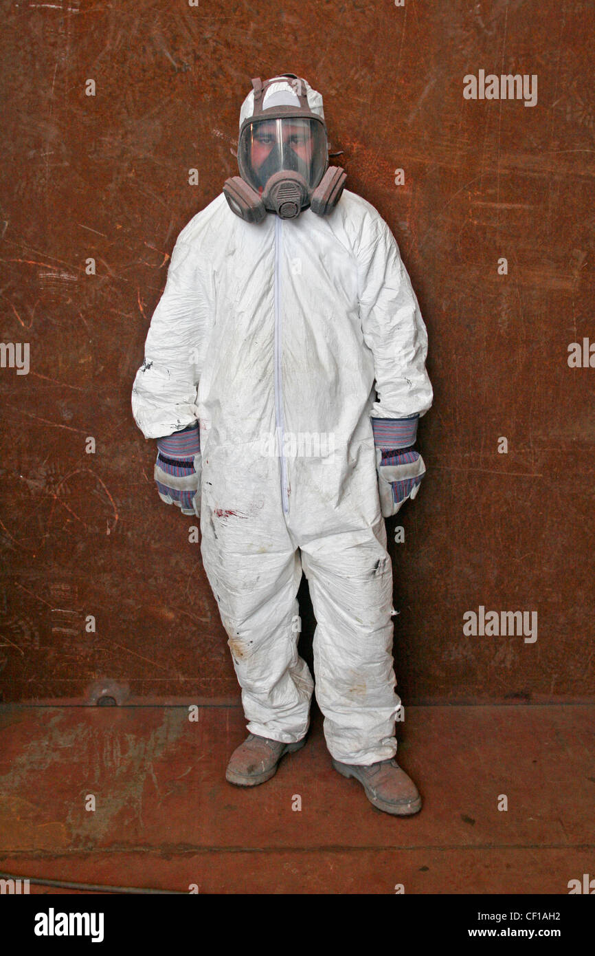 Tug boat repair man Stock Photo Alamy