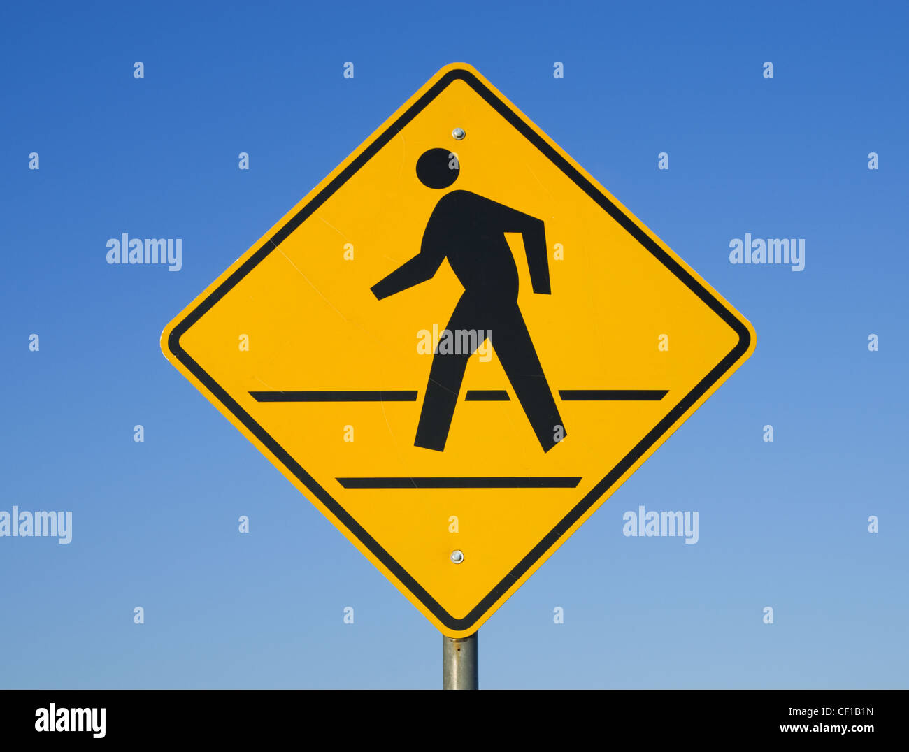 Pedestrian crossing sign isolated hi-res stock photography and images -  Alamy