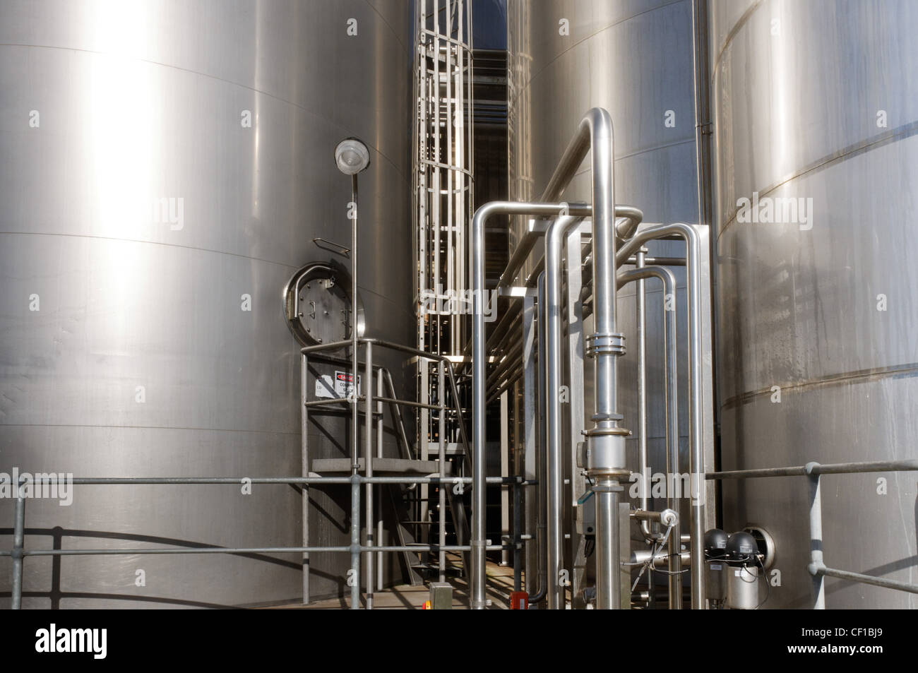 The very shiny Warrnambool Cheese and Butter Factory at Allansford