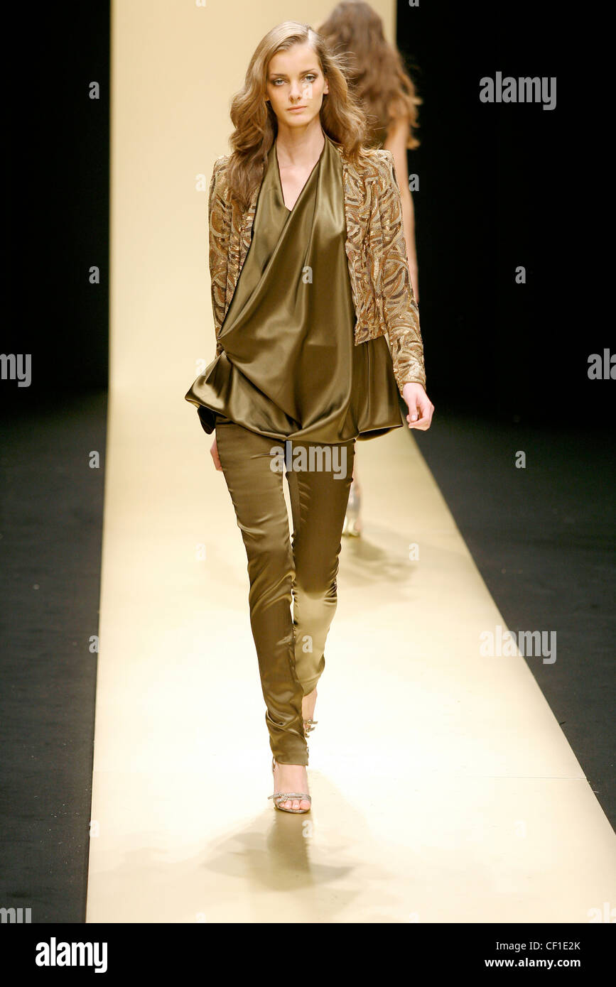 tight satin trousers