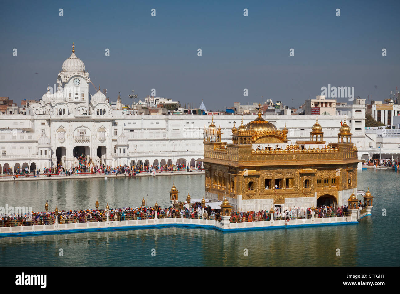 The Golden Temple of Amritsar, Punjab, India Stock Photo