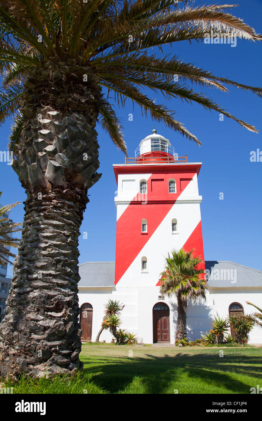 Mouille Point Lighthouse - Cape Town Stock Photo