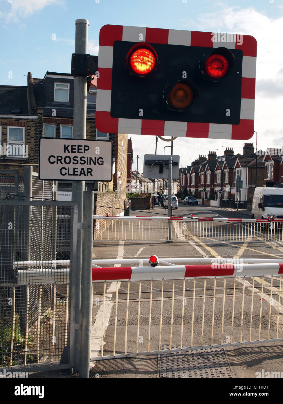 Railway Crossing Lights Stock Photo Alamy Railway Crossing Lights Stock Photo Alamy