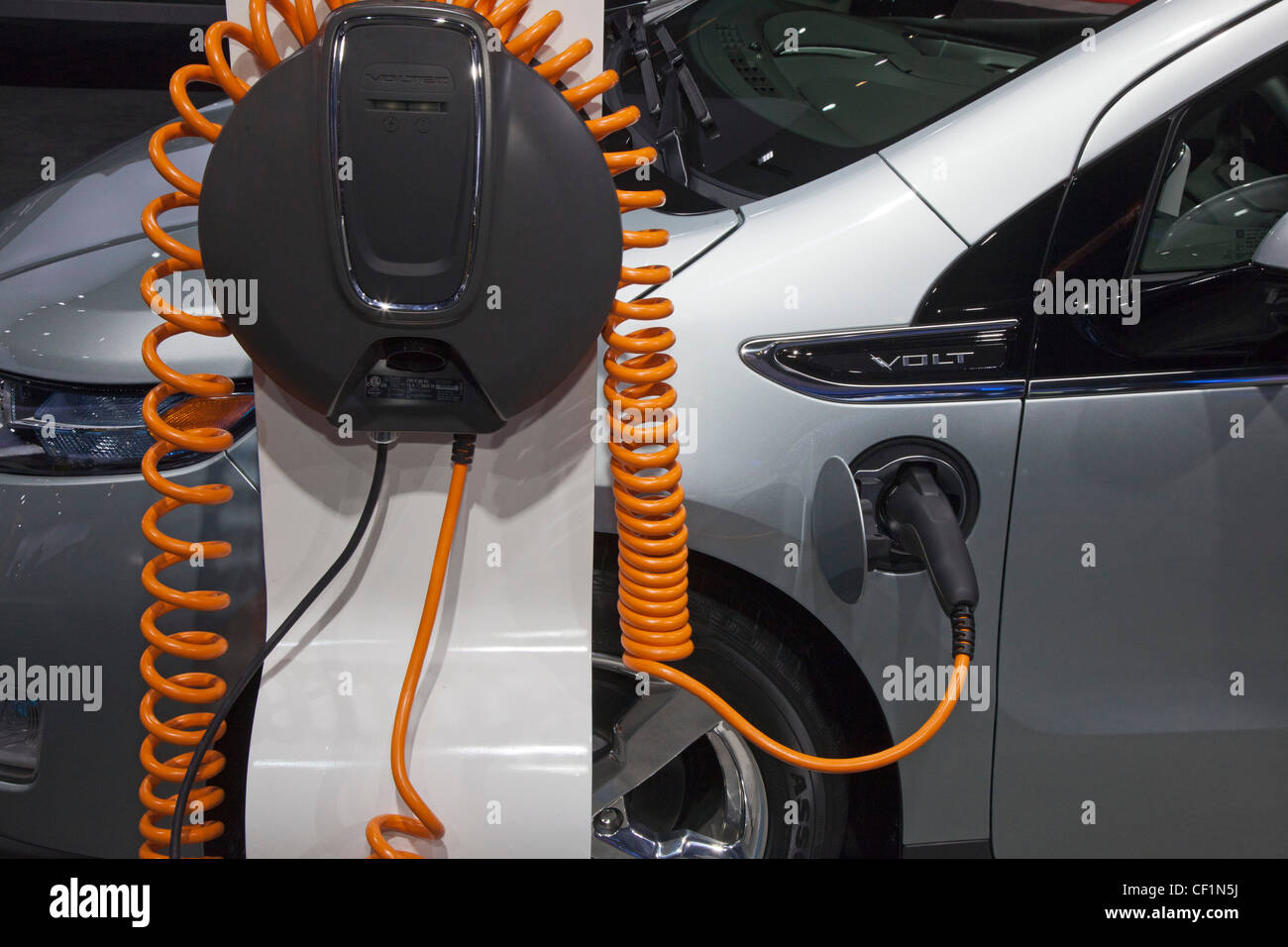 Detroit, Michigan The Chevrolet Volt on display at the North American