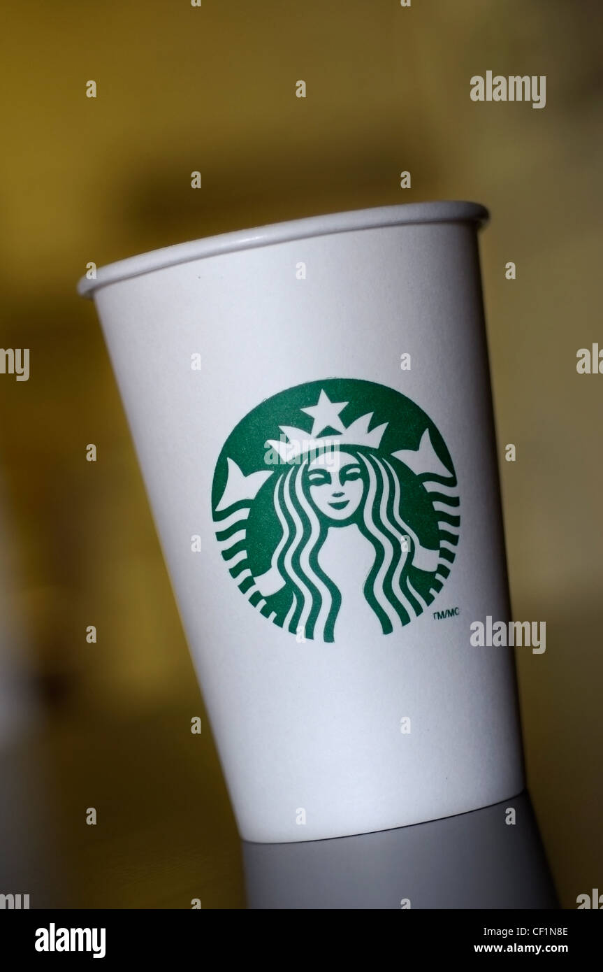 Starbucks Coffee Cup Stock Photo
