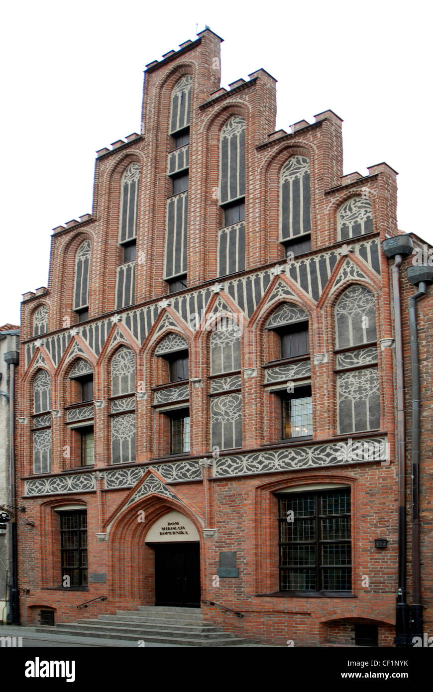 Birth house of the astronomer Copernicus with the Nicolaus Copernicus Museum in Torun. Stock Photo