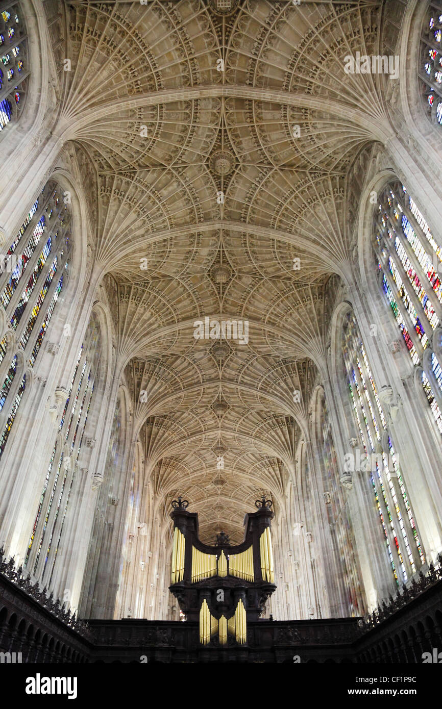 Interior of King's College Chapel, Cambridge 6 Stock Photo