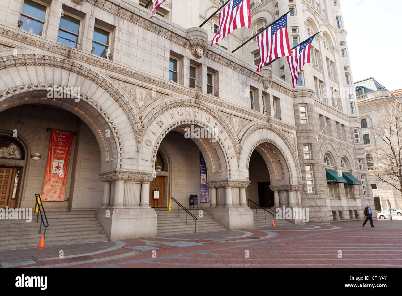 Old Post Office building - Washington, DC USA Stock Photo